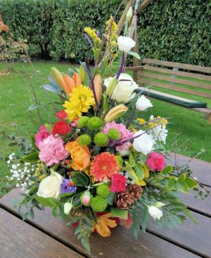 Velvet Autumnal Hatbox